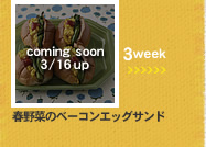 3week;�t��؂̃x�[�R���G�b�O�T���h 3/16UP