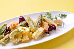 夏野菜のフリット ガラムマサラ塩