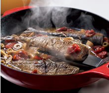 さんまのローズマリー風味焼き