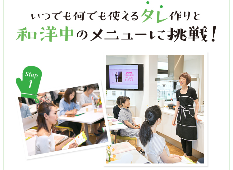 いつでも何でも使えるタレ作りと和洋中のメニューに挑戦！