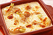 根菜のホワイトグラタン