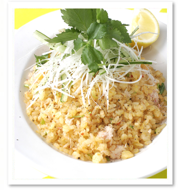 アジアンかに炒飯
