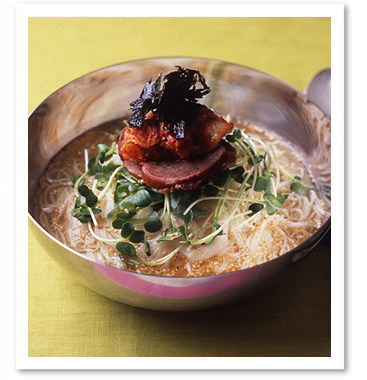さっぱり冷麺風そうめん