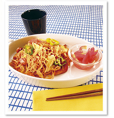 ナポリタン風焼きそば