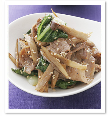 豚肉の中華風きんぴら