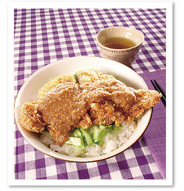 ごまみそカツ丼