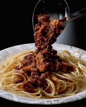 簡単ミートソーススパゲティ