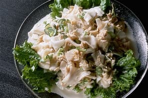 帆立貝と大根のサラダ
