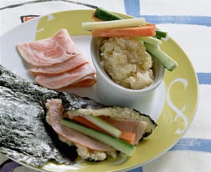 ポテトサラダののり巻き