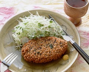 きのこ入りメンチカツ