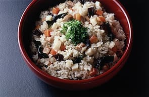 豚肉と昆布の炊き込みご飯