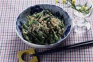 いんげんとじゃこの炒め煮