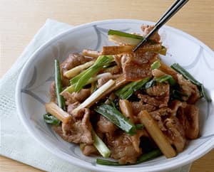 豚ロース肉のしょうが煮