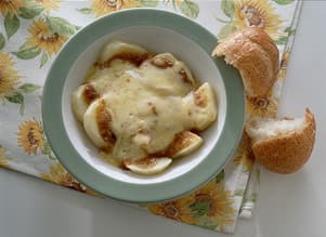 カレー味のじゃがいものグラタン風
