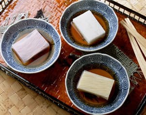 そうめんの寒天流し