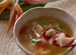 タイ風えびの辛みスープ