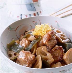 鶏肉とれんこんのうま煮