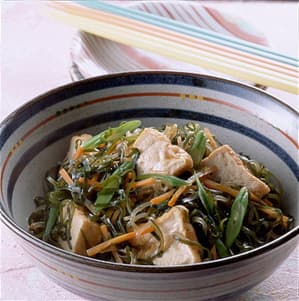 すき昆布と厚揚げの煮もの