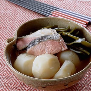 鮭とじゃがいものあっさり煮