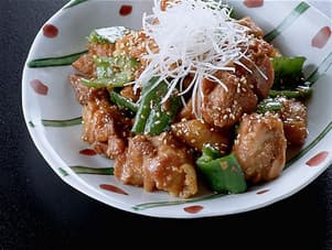 鶏肉とピーマンの香り煮