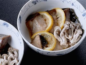 ぶりのゆず風味蒸しもの