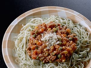 簡単トマトソーススパゲティ