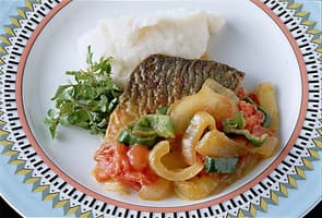 さばのソテーカレーソース
