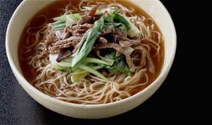 牛肉と青梗菜のあんかけラーメン