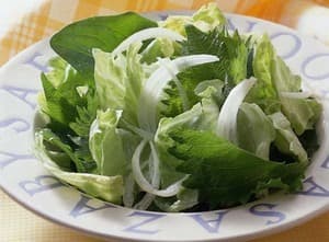 ほうれん草とレタスのサラダ