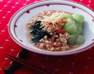 青梗菜の和風あんかけ