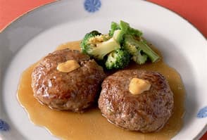 れんこん入り和風ハンバーグ