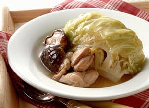 キャベツと鶏肉の柔らか煮