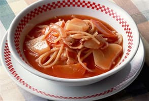 パスタ入りミネストローネ