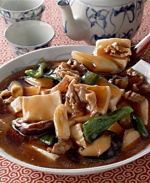 豆腐と野菜のオイスターソース煮