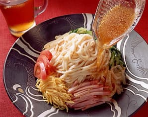 冷やし中華風うどん