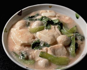 豆腐と青梗菜の明太子煮