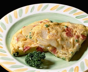 チーズ風味のスパニッシュオムレツ