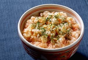 明太子＆卵混ぜご飯