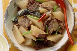 大根と牛肉のあっさり煮
