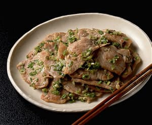 豚肉とわけぎの炒めもの