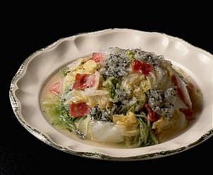 白菜とベーコンの蒸し煮