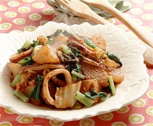 いかと大根のキムチ煮