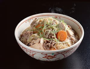 牛肉と焼き豆腐のすき焼き風