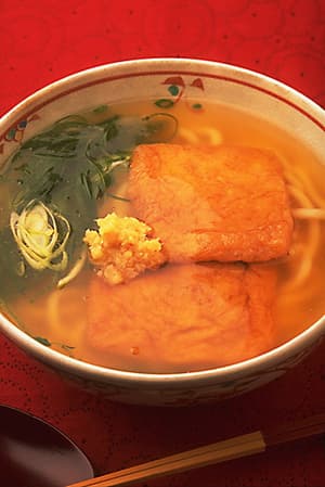 きつあん（きつねのあんかけうどん）