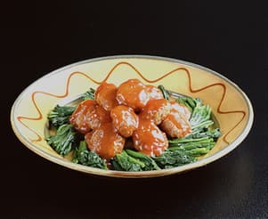 肉だんごのケチャップあんかけ