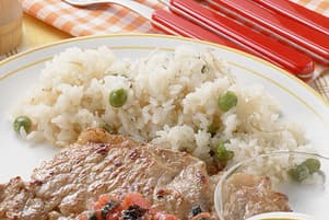 じゃこ入りグリーンピースご飯