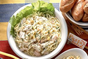 ツナと卵のスパゲティサラダ