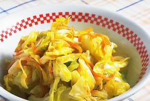 キャベツとにんじんのもみ漬け
