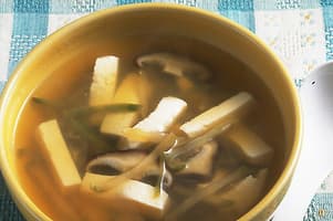豆腐とザーサイの中国風スープ