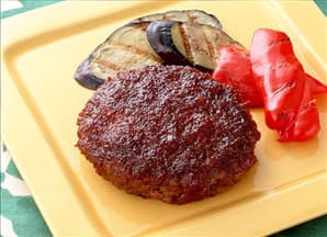 オニオンソースのBBQハンバーグ